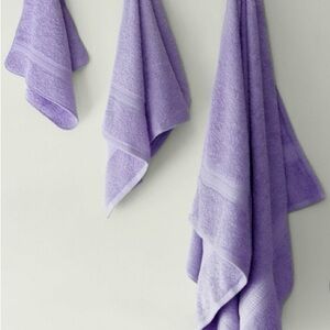 6 Pc Lavender Bath Towel Set
